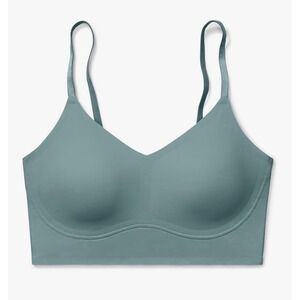 True & Co True Body Lift Triangle Wireless Bra XS Buttery Soft  Agave Teal